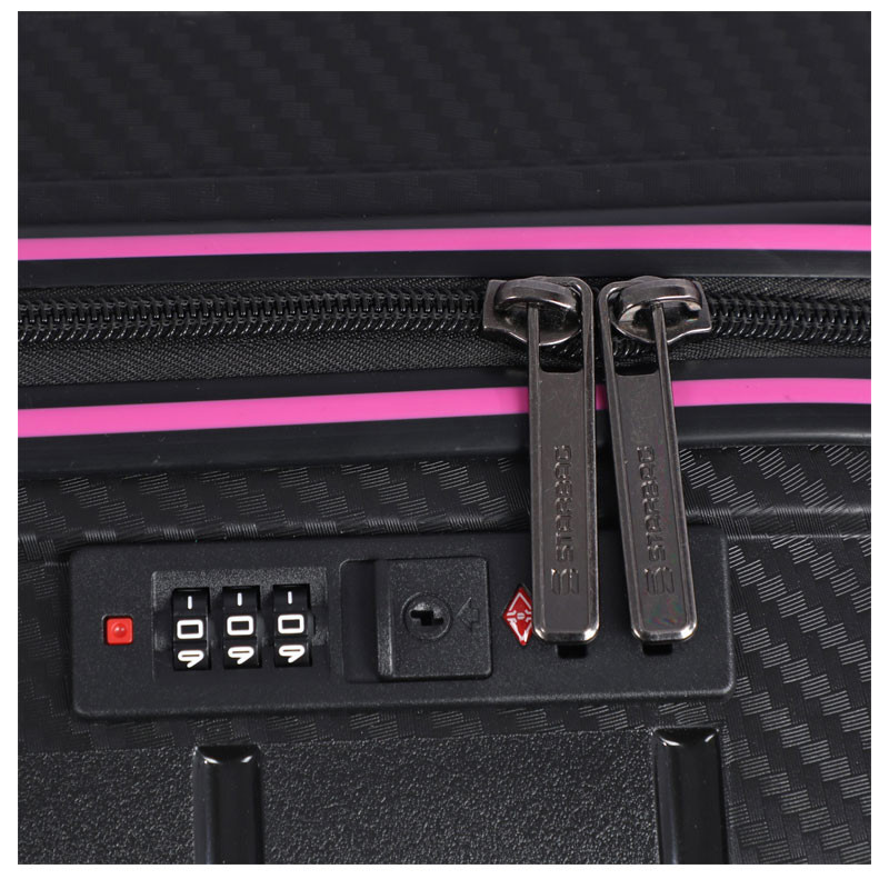 Valise Incassable Starbag Grand Modèle Noir & Rose en Tunisie