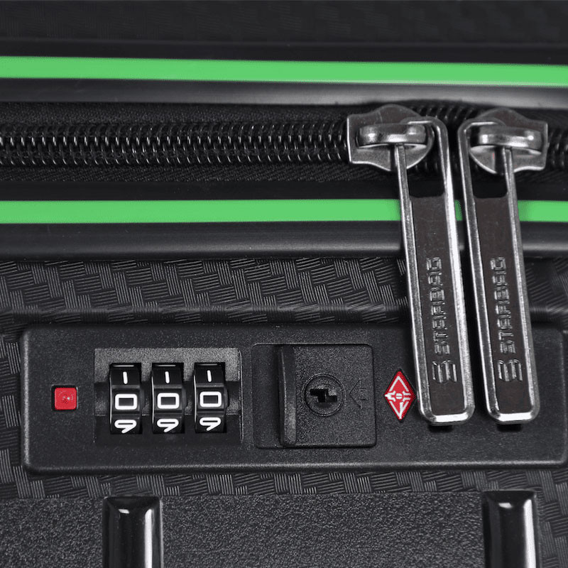 Valise Incassable Starbag Petit Modèle Noir & Vert en Tunisie