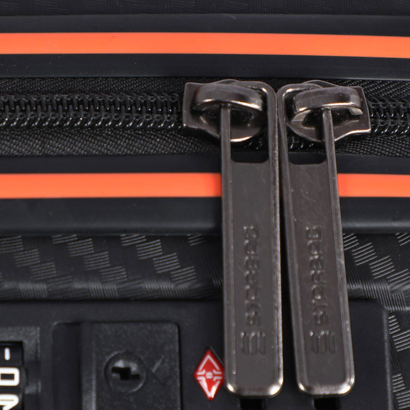 Valise Incassable Starbag Grand Modèle Noir & Orange en Tunisie