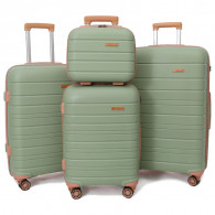 Set De 4 Valises Incassable Starbag Vert & Saumon en Tunisie