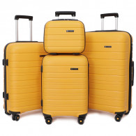Set De 4 Valises Incassable Starbag Jaune & Noir en Tunisie