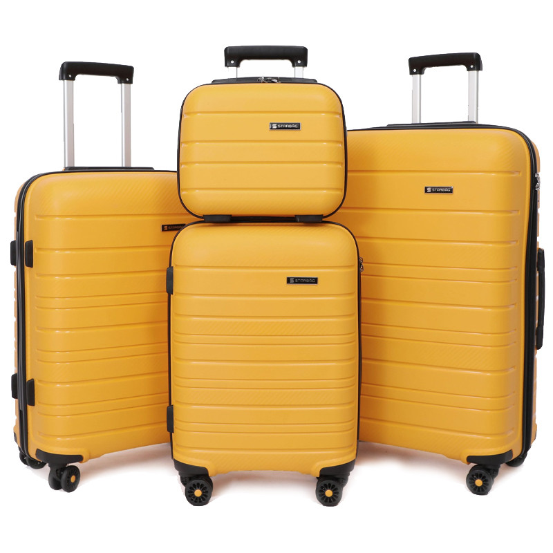 Set De 4 Valises Incassable Starbag Jaune & Noir en Tunisie