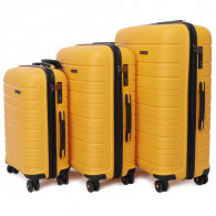 Set De 3 Valises Incassable Starbag Jaune & Noir en Tunisie