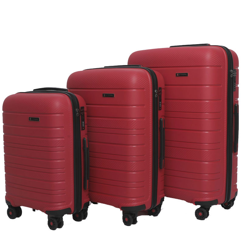 Set De 3 Valises Incassable Starbag Rouge en Tunise