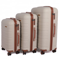 Set De 3 Valises Incassable Starbag Camel en Tunisie