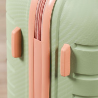 Valise Incassable Starbag Grand Modèle Vert & Saumon en Tunisie