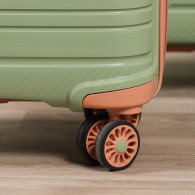 Valise Incassable Starbag Grand Modèle Vert & Saumon en Tunisie