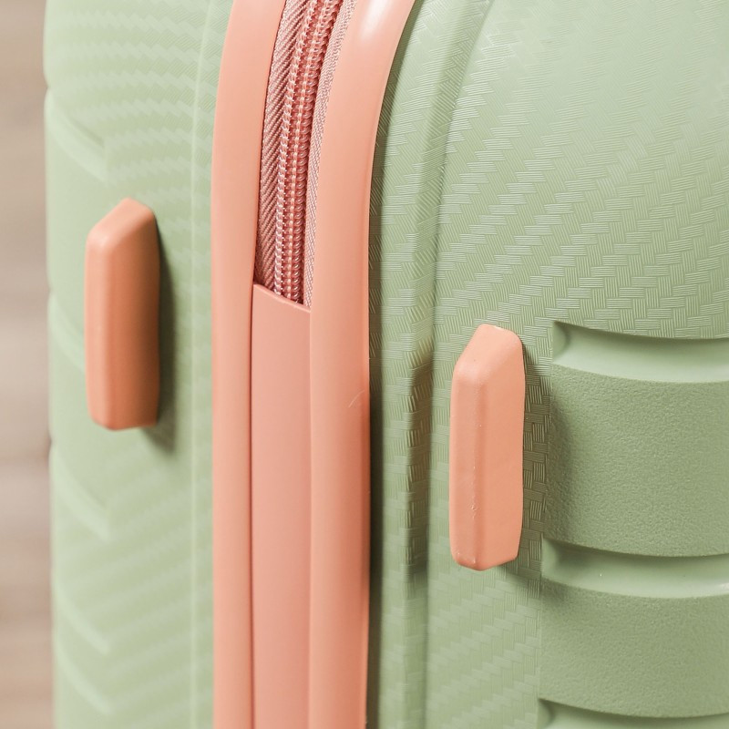 Valise Incassable Starbag Moyenne Modèle Vert & Saumon en Tunisie