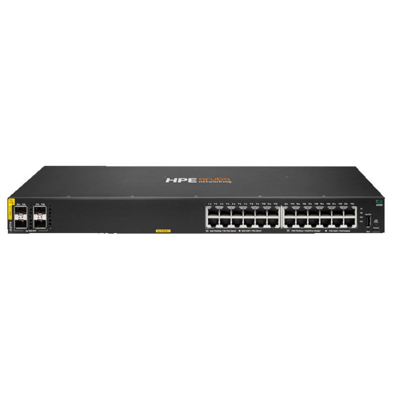 Switch De Bureau Aruba JL677A PoE 24 Ports 4SFP 10/100/1000 Mbps en Tunisie