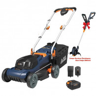 Tondeuse à Gazon Sans Fil Blue Ridge BR8761 Bleu