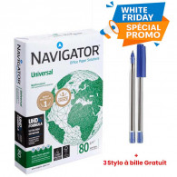 Rame Papier Extra Blanc A4 Navigator 80g/m² 500 Feuilles