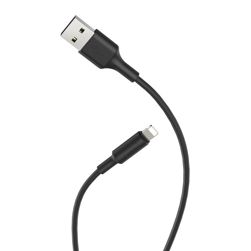 Câble Chargeur Hoco X25 Lightning 10W Noir En Tunisie