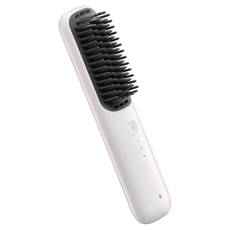 Brosse Soufflante Sans Fil Xiaomi Cordless Hair Straightener Brush 28W Blanc en Tunisie