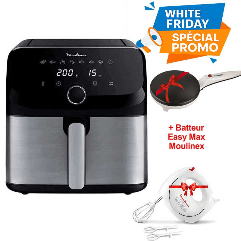 Moulinex Air Fryer EZ855D20 2020W 7.5L Noir EN Tunisie