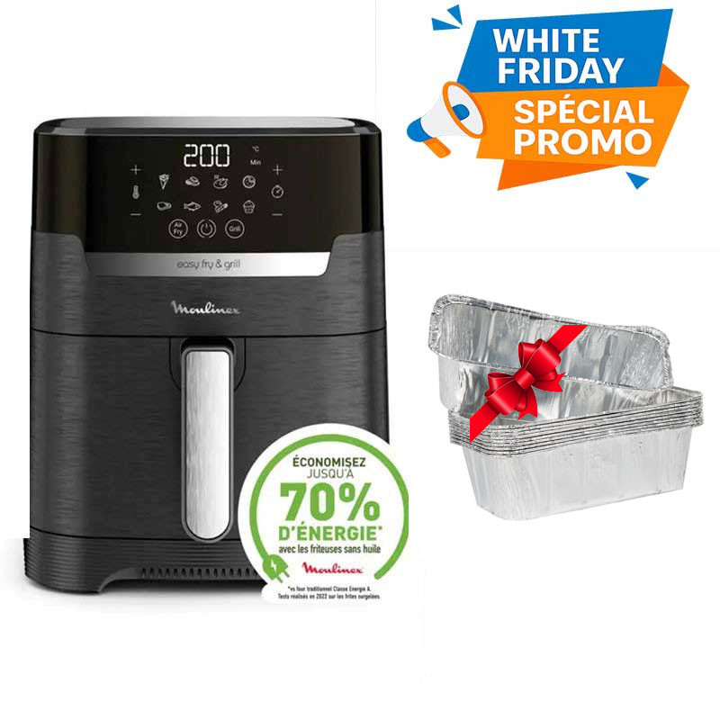 Friteuse Sans Huile Moulinex EZ501810 1400W - Noir