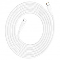 Câble Chargeur Hoco X93 Type-C Vers Type-C 240W Blanc En Tunisie