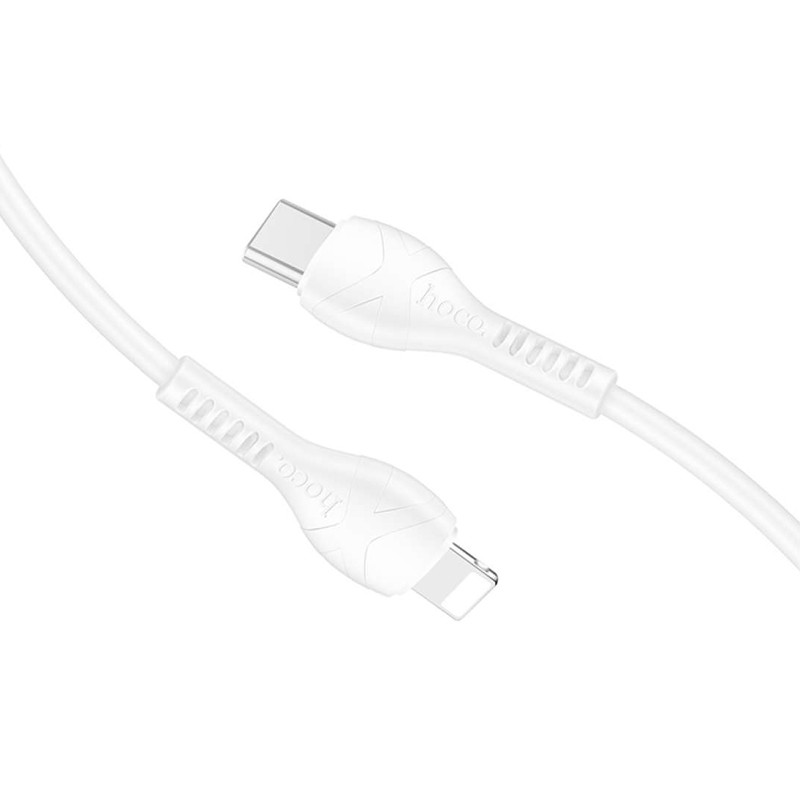 Câble Chargeur Hoco X37  Type-C Vers Lightning 27W Blanc En Tunisie
