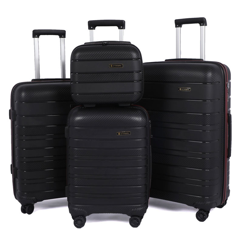 Set De 4 Valises Incassable Starbag Noir & Rouge en Tunisie
