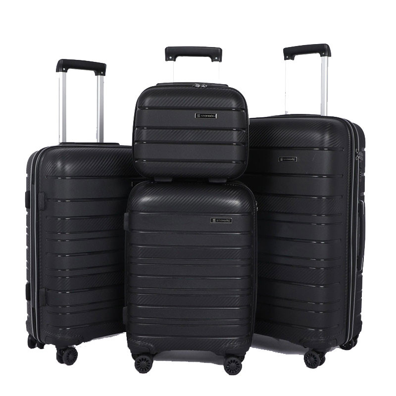 Set De 4 Valises Incassable Starbag Noir & Gris en Tunisie