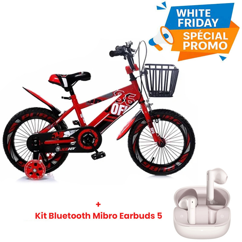Vélo Enfant Best Bike ZS16 16″ Rouge en Tunisie