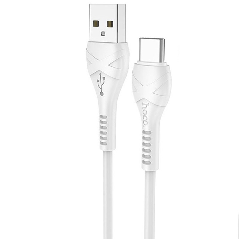 Câble Chargeur Hoco X37 USB Vers Type-C 15W Blanc En Tunisie