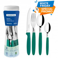 Set De 24 Couverts De Table Tramontina Ipanema - Vert