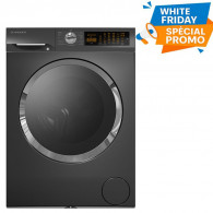 Machine à Laver Frontale Schneider SCLL11400XPS 11Kg Inox en Tunisie