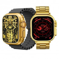 Coffret Montre Connectée H20 + 7 Bracelets + Airpods Gold