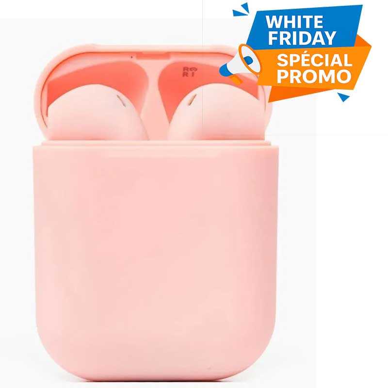 Écouteur Bluetooth InPods 12 Simple Rose en Tunisie