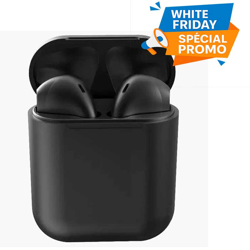 Kit Bluetooth Earbuds12 Noir Prix Tunisie