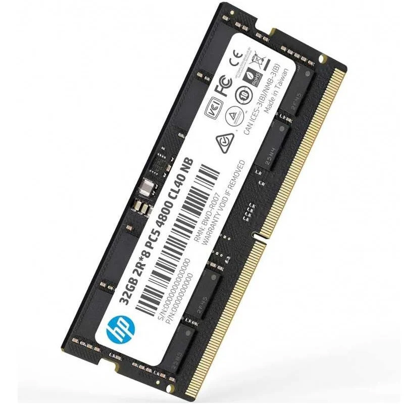 Barette Mémoire HP 32Go DDR5 4800MHz SO-DIMM En Tunisie