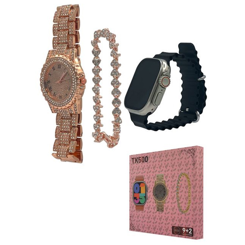Coffret Montre Connectée TK500 + 7 Ceintures + Bracelet en Tunisie