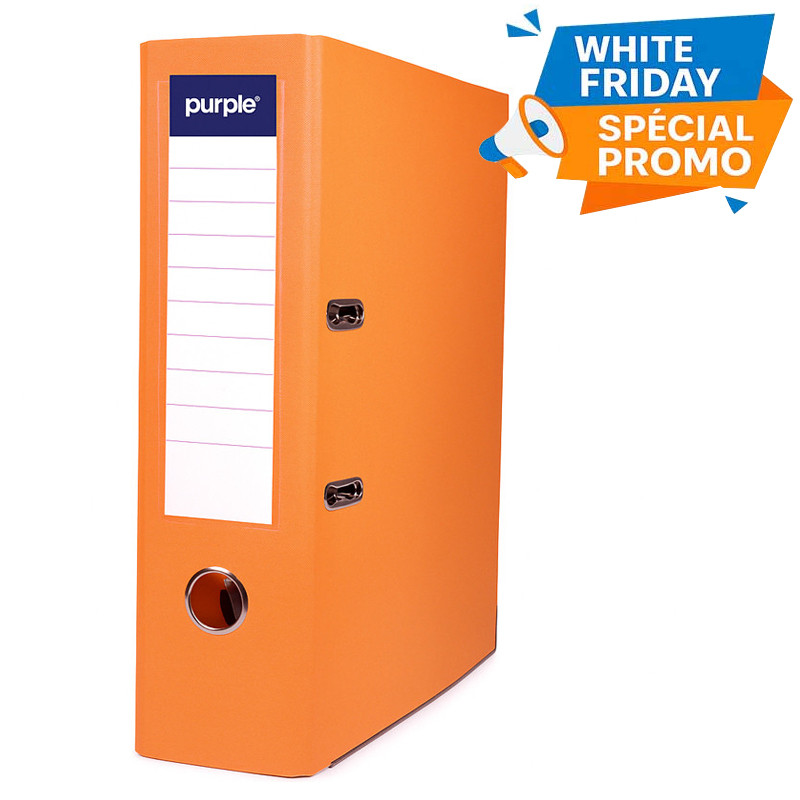 Classeur à Levier Purple Essential 75mm A4 Orange En Tunisie
