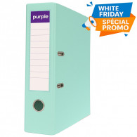 Classeur à Levier Purple Essential 75mm A4 Vert Pastel