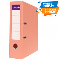 Classeur à Levier Purple Essential 75mm A4 Saumon en Tunisie