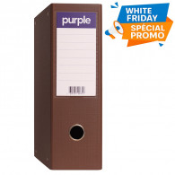 Classeur à Levier Purple Essential Dos 75mm Marron