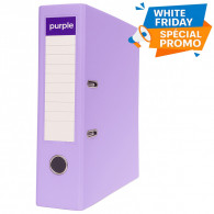 Classeur à Levier Purple Essential Dos 75mm A4 Violet Vive