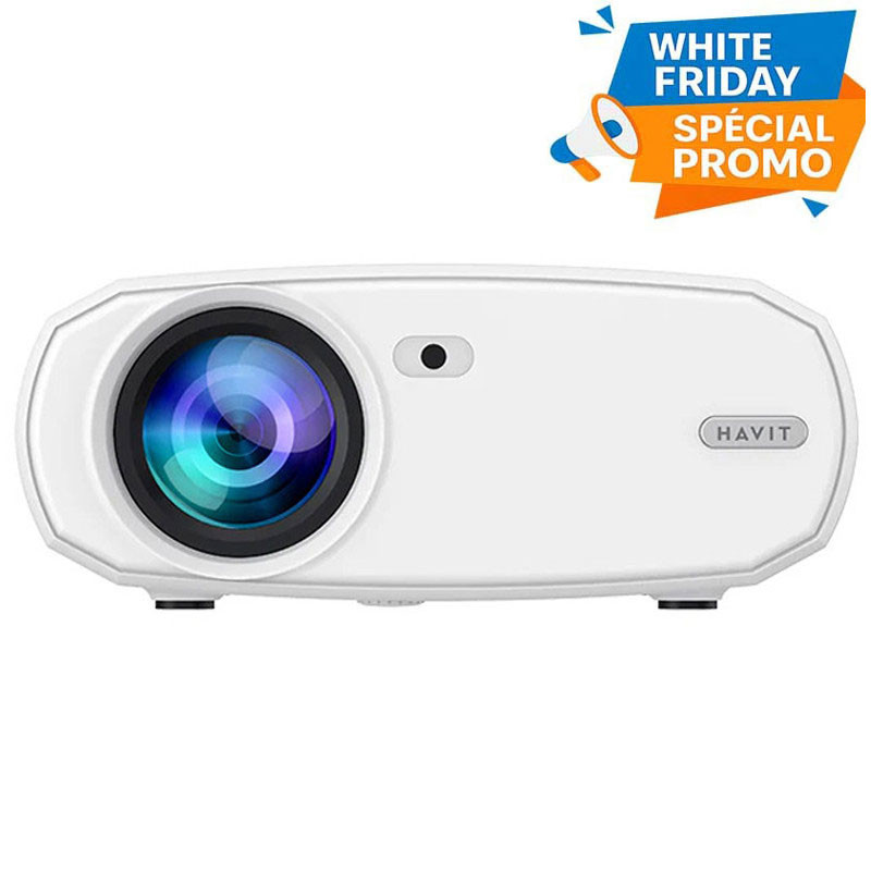 Vidéo Projecteur Havit PJ202 HD LCD Display Blanc En Tunisie