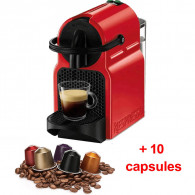Machine à Café Nespresso Inissia D40 1200W Rouge en Tunisie