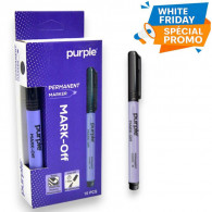 Pack de 10 Marqueurs Permanent Purple Mark OFF Noir en Tunisie