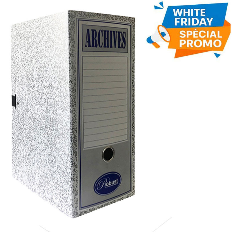 Boite d'Archive AZ15 15cm Gris en Tunisie