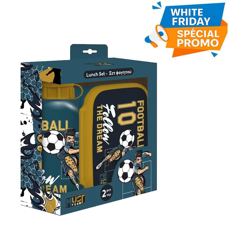 Kit Lunch Box Et Bouteille D'eau Must Team FootBall en Tunisie