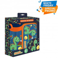 Kit Lunch Box Et Bouteille D'eau Must Team Dino Bleu En Tunisie