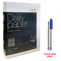 Rame Papier Daily Papier A4 80G 500F Blanc
