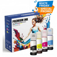 Pack De 4 Bouteilles Adaptable EPSON 100ML Multicolore