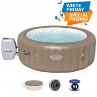 Spa Gonflable Bestway Lay-Z-Spa 60017 4 Places Rond Beige En Tunisie