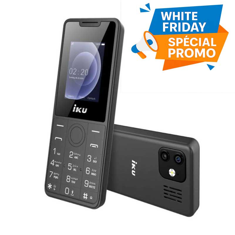 Téléphone Portable IKU S3 Gris en Tunisie