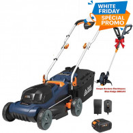 Tondeuse à Gazon Sans Fil Blue Ridge BR8761 Bleu