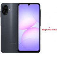 Samsung Galaxy A07 4Go 64Go + Adaptateur Noir