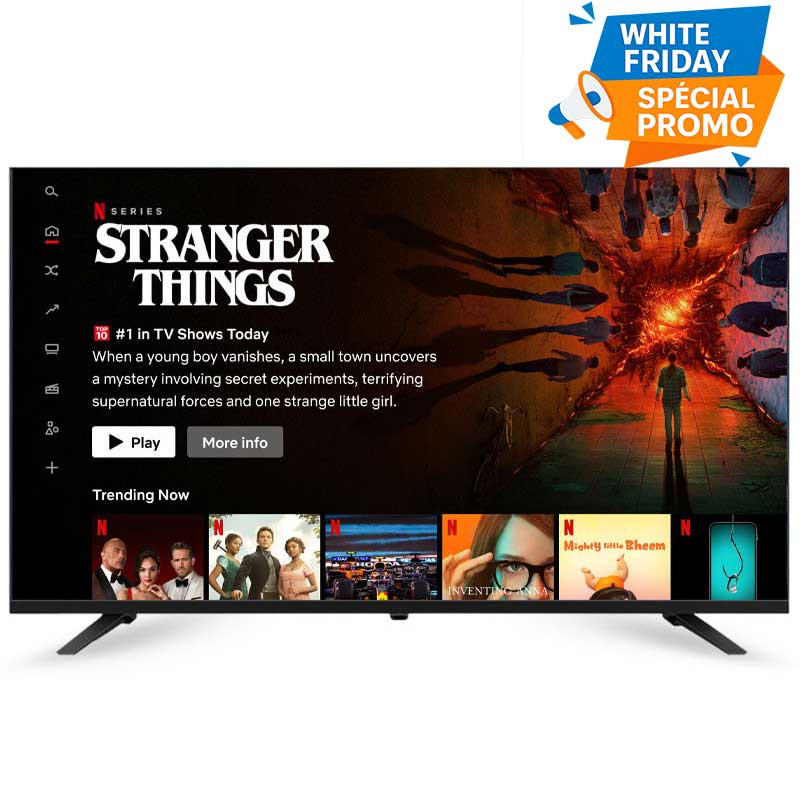 Tv Telefunken D37 50" 4K Ultra HD Smart Tv Android Noir en Tunisie